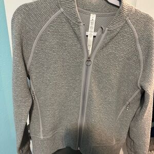 Lululemon On repeat jacket color: light grey